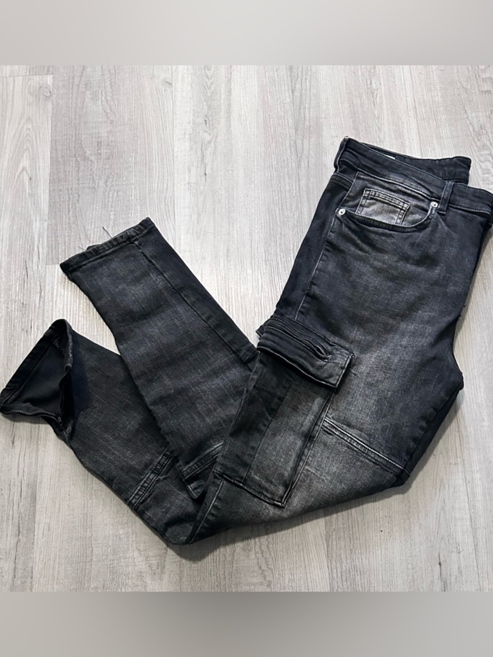 ZARA MENS CARGO JEANS - Picture 5 of 6